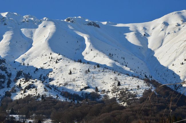 Monte Baldo ricoperto di neve